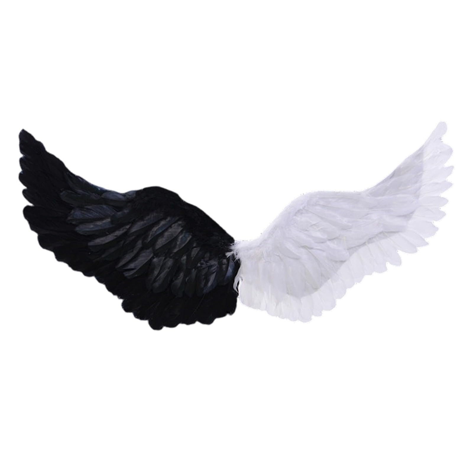 Angel Wings for Adults Kids, Feather Wings Halloween Angel Fairy Costume — image 1