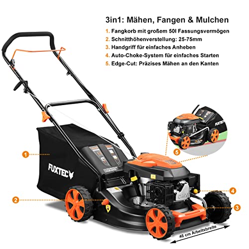 Rasenmäher-Messerschraube 51 Mm (3/8 Zoll) Für Fuxtec FX-RM Serie – Extrem Starke 10.9 Schraube