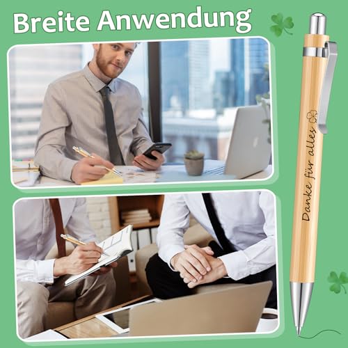 Sinmoe 3er Set Dankeschön Geschenke für Freund Kollegen inklusive 1 Spiral Notizbuch mit 1 Kugelschreiber und 1 Schlüsselanhänger Geburtstagsgeschenk für Freund Freundin Kollegen Schön es Dich gibt