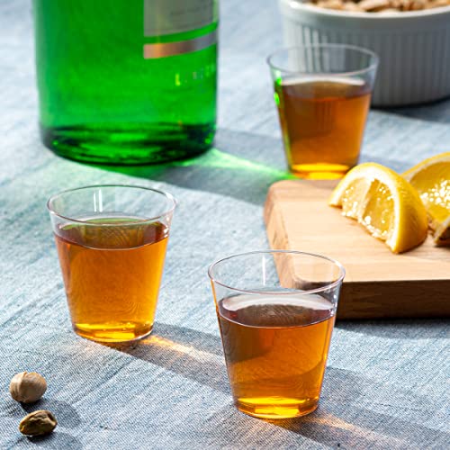 Comfy Package [500 Count 2 Oz. Clear Hard Plastic Shot Glasses - Disposable Shot Cups #TOP2