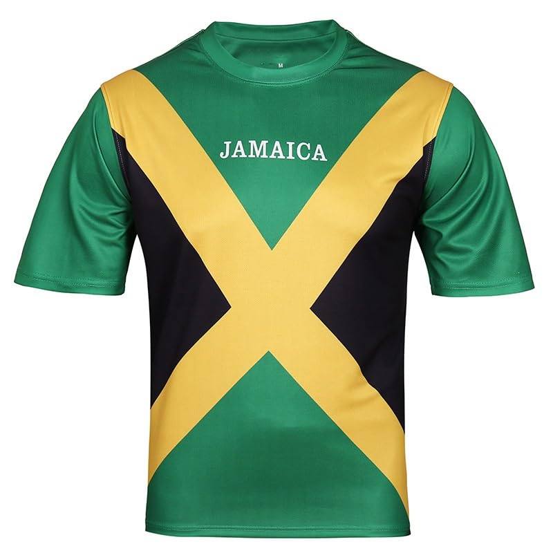 Maillot de football homme Jamaïque coupe Europe taille M demi manches