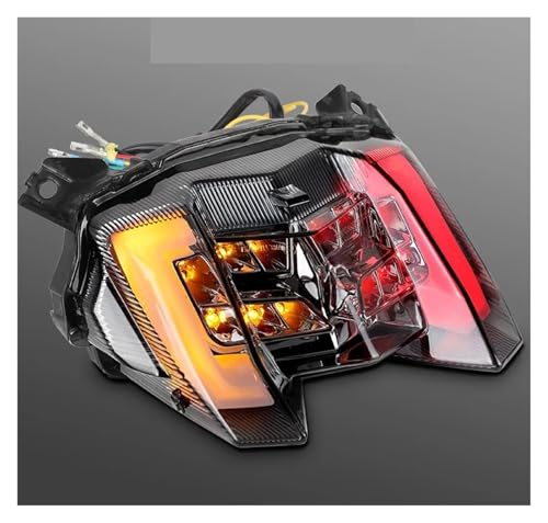 Luz trasera LED Yamaha FZ09 para rutas nocturnas de forma segura con freno 12V