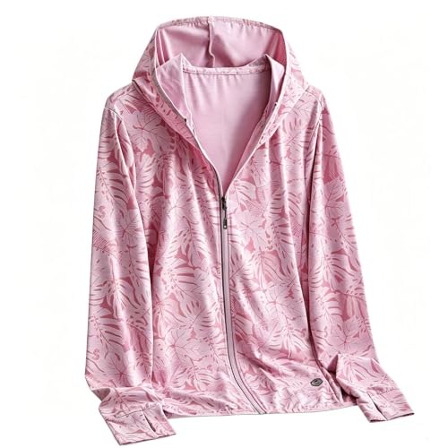Veste de protection solaire à capuche style survêtement léger 7f02