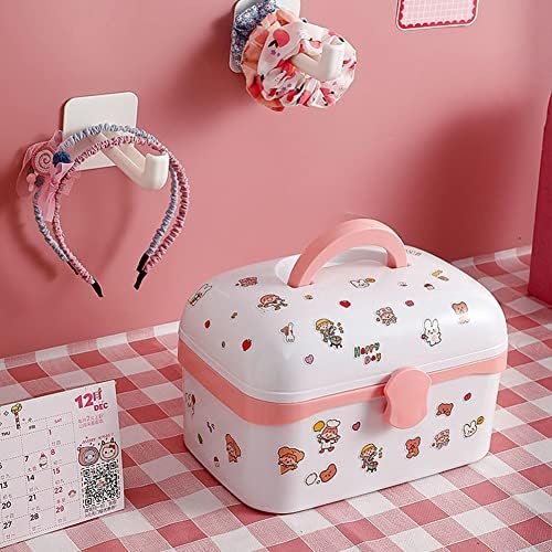 YXHH -Capacity Children's Hair Accessories Storage Box Hairpin Hair Rubber Rope Jewelry Box,S