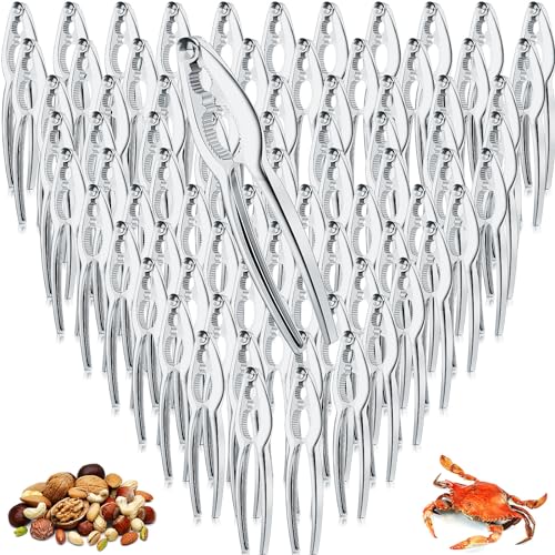 Zhehao 80 Pack Nut Crackers Tool Bulk Crab Crackers and Tools Heavy Duty Crab Leg Claw Crackers Opener Tool for Nuts Shellfish Seafood Home Restaurant Kitchen Crumbled Tools by Zhehao - Used condition - US$70.48