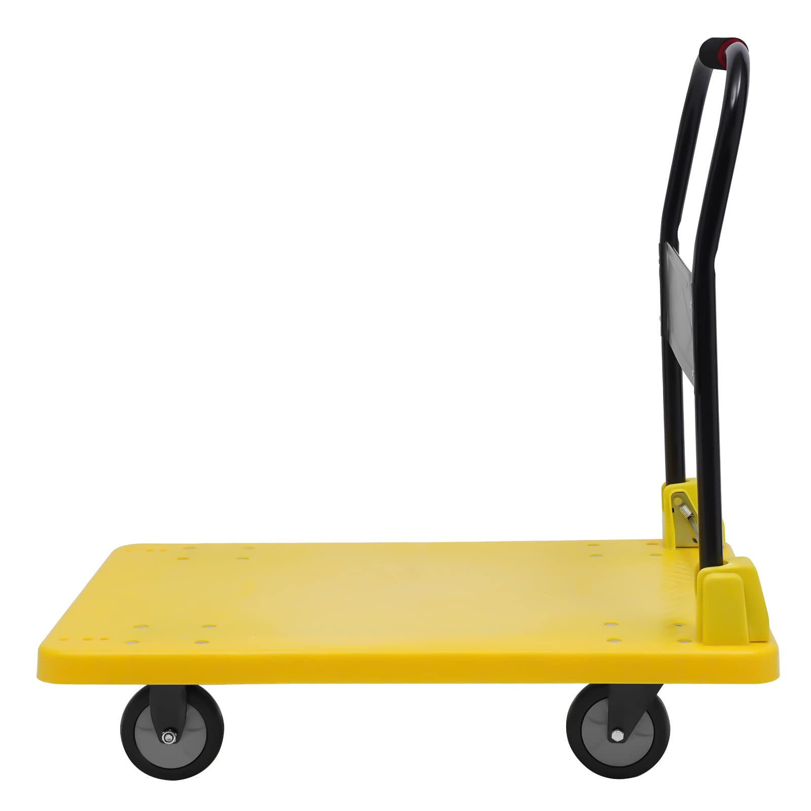 Carro de transporte plegable de 400 kg para almacenamiento, sobre, entrega urgente, lugar de mudanza, en oficinas, empresas, apartamentos, 58 x 87 cm, mango ergonómico