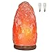 Heavy 10 lbs Himalayan Salt Lamp with Dimmer Switch Cord and wood base 10 - 11 Inch Height
