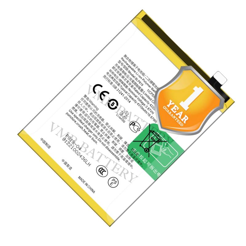 Image of Original BLP819 Battery Compatible for Oppo F19 Pro+ 5G (CPH2213) | Oppo Reno 5 4G (CPH2159) | Oppo Reno 6 4G (CPH2235) | Oppo Reno 6Z 5G (CPH2237) - (4310mAh) - 1 Year Warranty K7