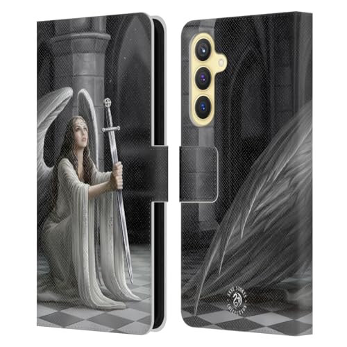 Carcasa de cuero Samsung Galaxy S23 FE 5G tipo libro antiarañazos diseño Anne Stokes