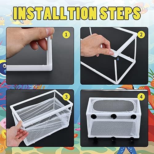 2 Pieces Fish Tank Breeder Net, Akamino Large Fish Breeder Isolation