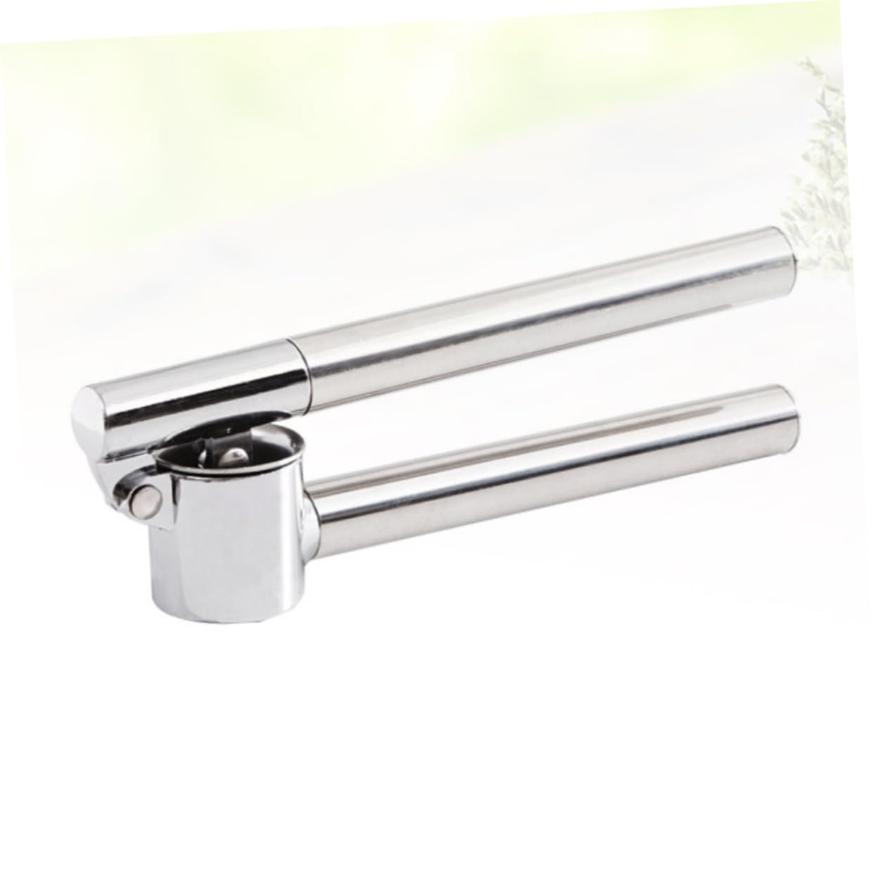 Acero Prensa de Manual Inoxidable Ajos para Cocina y Restaurante