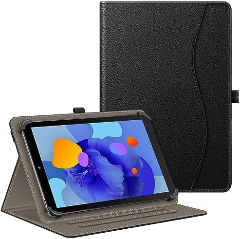 Fintie Universal Tablet Hülle für 10 10.1 11 Zoll Tablet, Schwarz | Multi-Winkel Hülle Universal für 9-11" Tablet, Laptok/AWOW/Whitedeer/Hasskya/TABWEE/DOOGEE 10 Zoll, DOOGEE U11/T