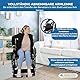Mobiclinic®, Rollstuhl faltbar leicht, Selbstfahrend, Abnehmbare und gepolsterte armlehnen, Klappbare fußstützen, Catedral, Manuelle bremse, Bordsteinanhebesystem, Pannensichere räder, Robust