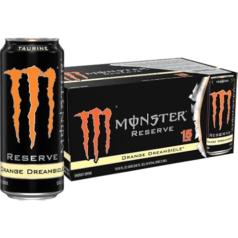 Monster Energy Reserve Orange Dreamsicle, Energy Drink Cover