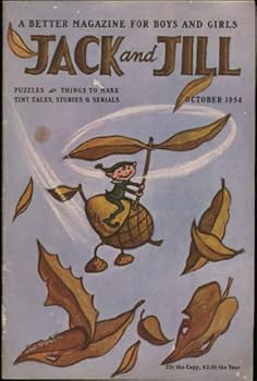 Jack and Jill Magazine October 1954 (with puzzle cut-outs pages) (Volume 16, No. 12)
