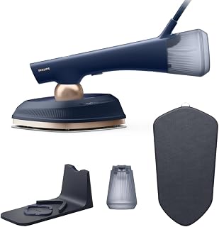 Philips OneTurn 2in1 Bügeleisen und Steamer, Dunkelblau, 1800 W
