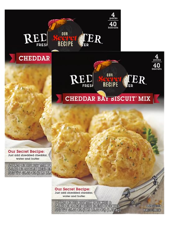 Cheddar Bay Biscuit Mix, Restaurant Style Mix, Makes 40 Biscuits, 45.44 Ounces (2 Pack)