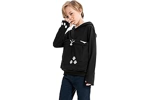 Boys Girls Cute Cat Pouch Hoodie