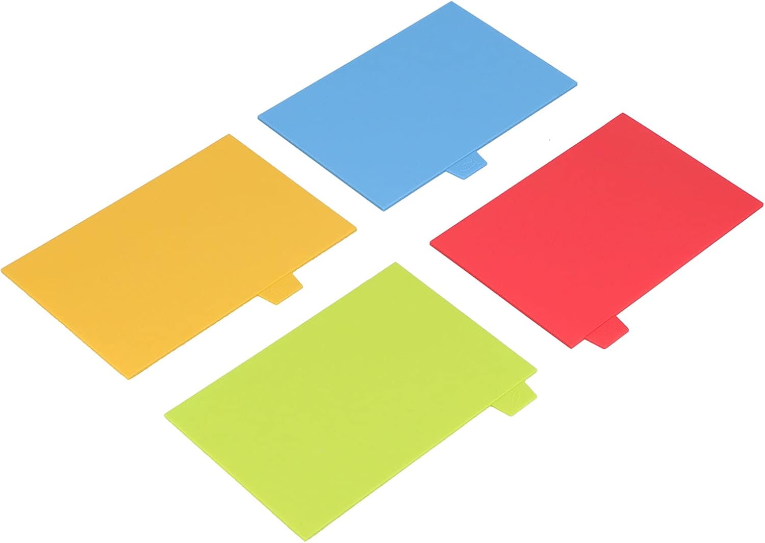 PP Thickened Cutting Board Set with Handle, Plastic Chopping Board Set, Durable Non - Kitchen Cutting Boards with Storage Bracket for Home Chefs