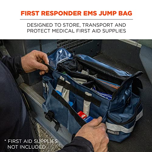 Ergodyne Arsenal 5210 Small Medic First Responder Trauma Duffel Bag With Shoulder Strap, Orange #TOP1