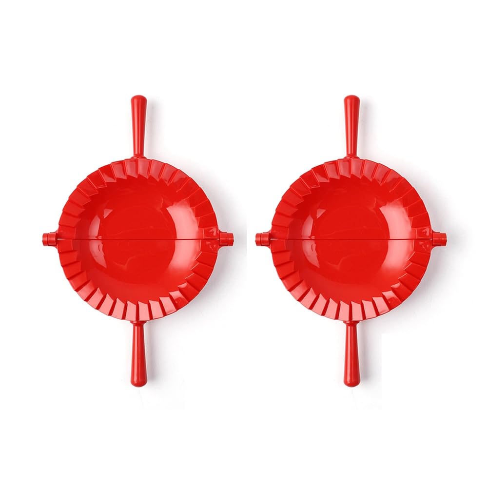 CTRLZS Manual Dumpling Mold Artifact Large Red Plastic Dumpling Mold Household Food Grade Dumpling Mold Clip