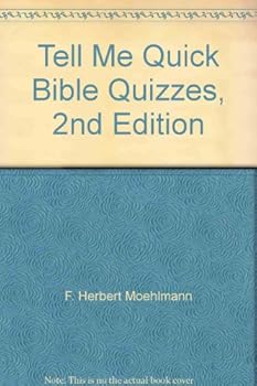Pamphlet "Tell Me Quick" Bible Quizzes, 2nd Edition Book