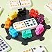 Gejoy 18 Pieces Train Markers Mexican Dominoes Train Markers Accessories for Domino Game Centerpiece, Assorted Colors