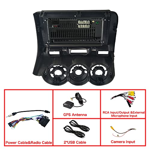 LEXXSON Carplay Radio Android Radio für Honda Fit 2007 / Honda Jazz 2001-2006 mit 9 Zoll kapazitivem Touchscreen High Definition GPS Navigation Bluetooth USB Player 2G DDR3 +32G NAND Speicher Flash