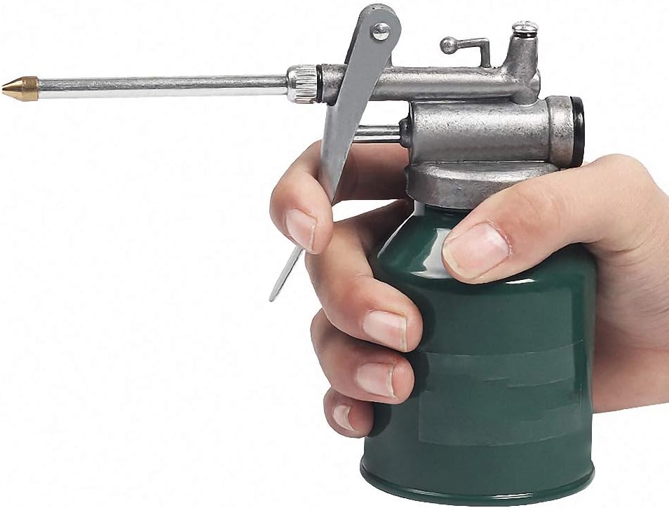 250g HVLP Paint Spray Gun Oil Pump Cans Oiler Hose Grease Machine For