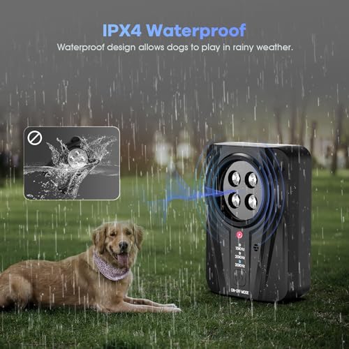 Anti Bell Gerät,3 Frequenzen Antibell für Hunde,IPX45 Ultraschall Anti Bell Gerät Bellenstopper Hund,Antibell Gerät Hund,33Ft Reichweite Antibell Ultraschall Gerät für Hunde,Anti-Bell-Mittel Hunde