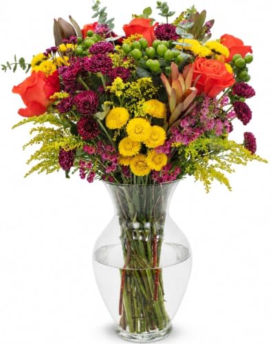 Stargazer Barn Let's Celebrate Fall Harvest Bouquet - Vase Includ...