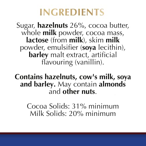 Image of Lindt Swiss Milk Chocolate with Roasted Hazelnuts, 100 Gram