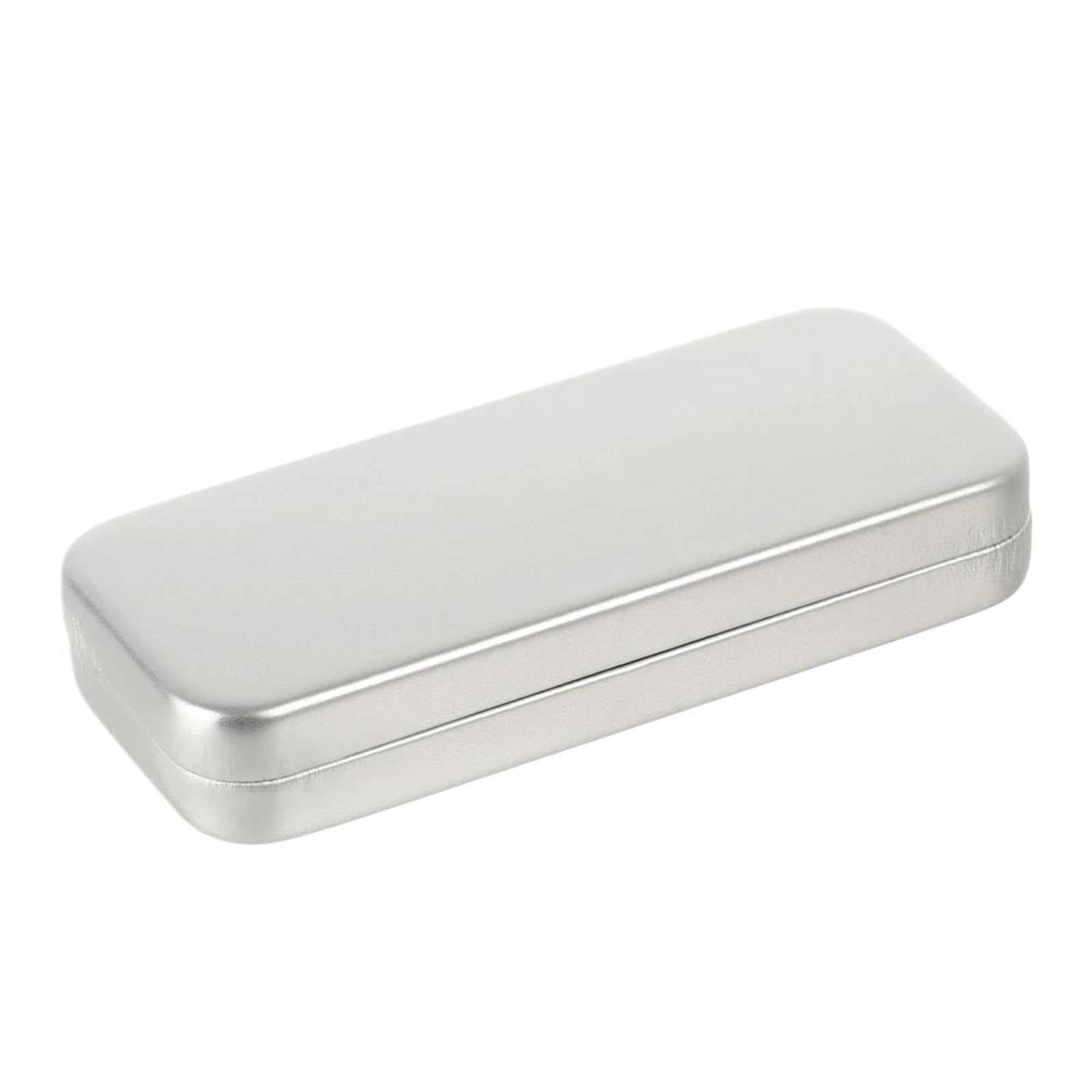 estuche para gafas, Estuche de hierro sencillo y elegante for gafas sol(Silver)