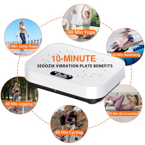 Image of Pallet of SEDOZIK Vibration Plate Exercise Machine, 2026 Upgraded Whole Body Vibrating Platform for Lymphatic Drainage, Muscle Toning, Home Fitness Shaker Board with 120 Speeds, 450lb Capacity, White