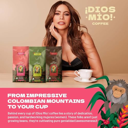 Dios Mio Coffee Light Roast En Grano Premium 12 Oz x3 miniatura 6