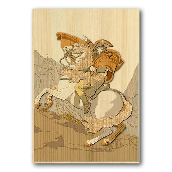 Amazon.co.jp: KINOWA 「アルプスを越えるナポレオン」 木はり絵