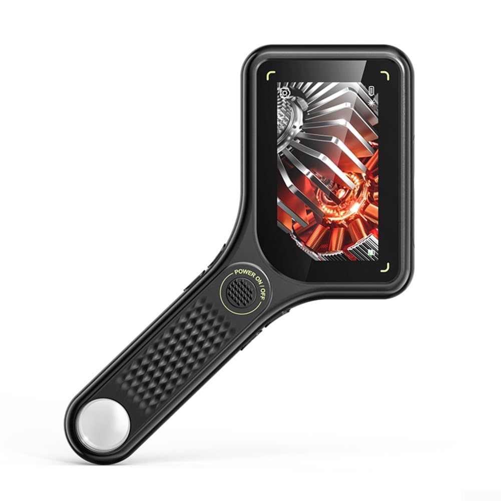 Microscopio digital de bolsillo 500X con pantalla IPS de 3 pulgadas y 8 luces LED para coleccionistas, lupa USB portátil para joyeros, inspección de tricomas