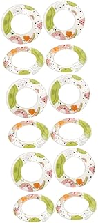 Amosfun 12 Pçs Mini Anel De Natação Inflável Bebida Flutua Piscina Bebidas Flutua Suporte De Copo Inflável Mini Brinquedos Mini Bonecas Brinquedo De Banho Mangas De Copo De Café Mangas