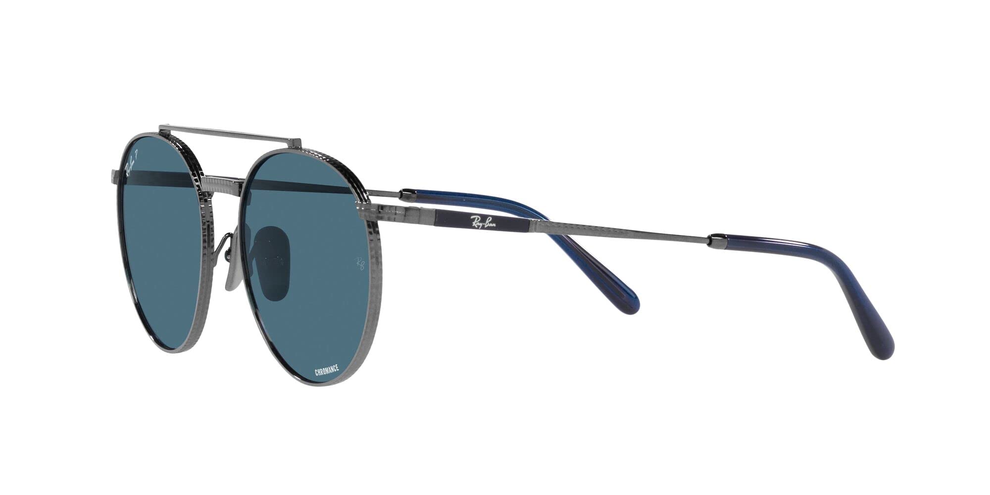 Ray-Ban Rb8237 Okrągłe Ii tytanowe okulary przeciwsłoneczne