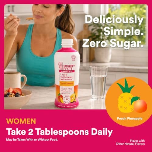 SmartyPants Zero Sugar Liquid Multivitamin for Women