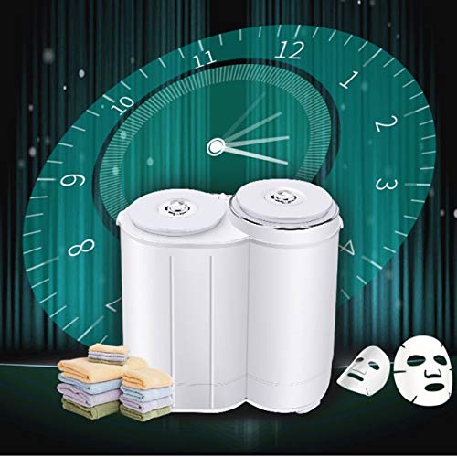 WolFum Mini Portable Washing Machine Twin Tub Washer and Dryer Compact Machine Clothes Washer Mini Laundry Machine Baby Cloth Washing - Image 5