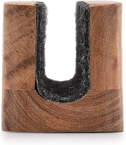 Miniatura 4 de EDHAS Soporte vertical para computadora portátil de madera de acacia para escritorio, compatible con Apple MacBook, Microsoft Surface, computadoras