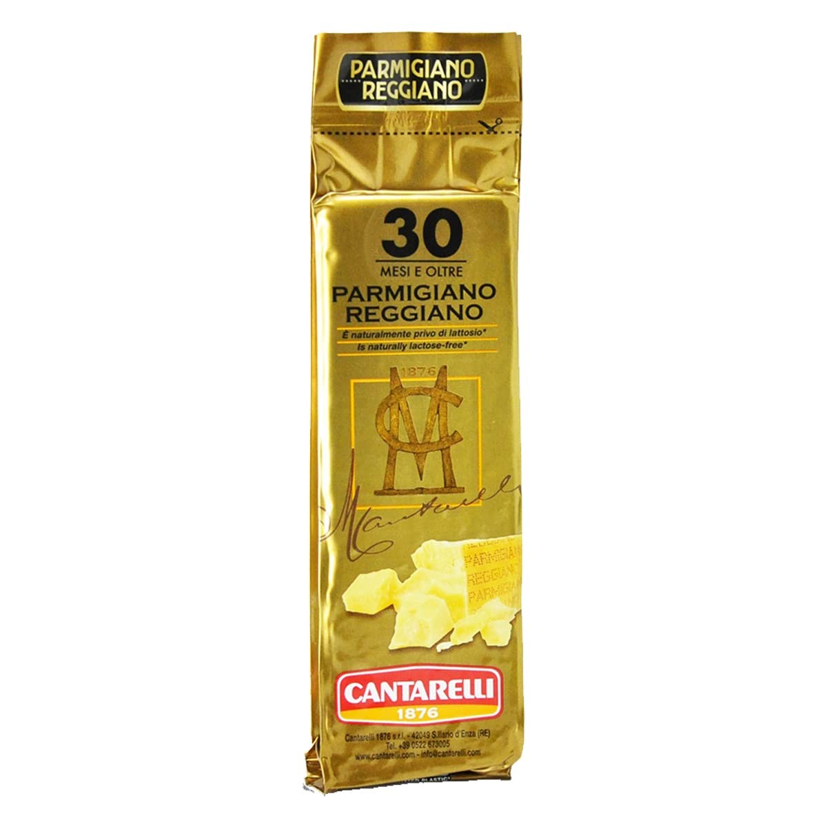 Cantarelli 1876 - Parmigiano Reggiano DOP - MC Reserve - 30 Monate und mehr gereift - 1 Kg