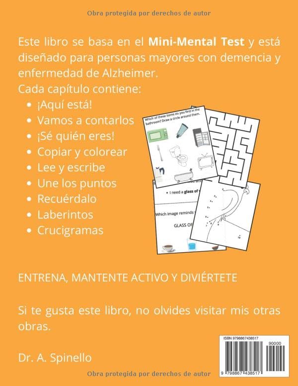 Miniatura 2 de Libro de Gimnasia Mental Y Juegos de Memoria para Personas Mayores con Demencia y Alzheimer XXL Ejercicios para Mejorar la Función Cognitiva, ...