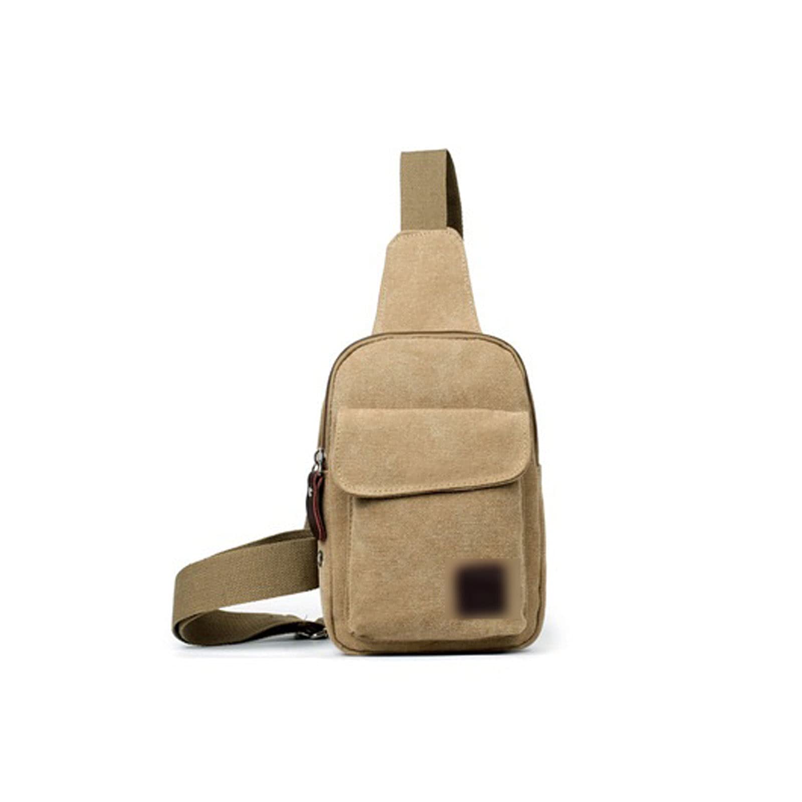 Sac Banane Homme / Garçon – Sac Poitrine Bandoulière – Léger, Nylon, Pour Voyage