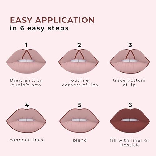 Miniatura 7 de Honeybee Gardens Irresistible Lip Liner In Spice, color canela rosa, de larga duración, sin gluten, vegano, 0.04 onzas