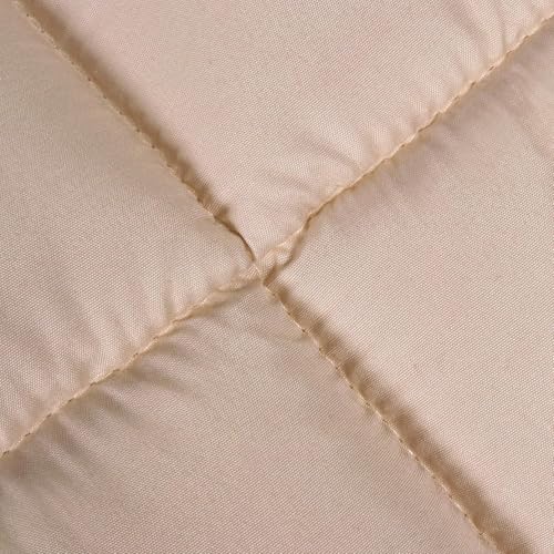 Miniatura 7 de Utopia Bedding Edredón Acolchado 220x240 Cm, Edredon Cama 135 150, Relleno Nórdico 200 Gr M En 100 Microfibra Beige