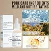 Lactobionic Acid Pore Refining Serum,Minimize Pores Serum Gentle Formula Clean Pore Shrink Pore Firming Skin Reduce Fine Lines Facial Liquid for All Skin