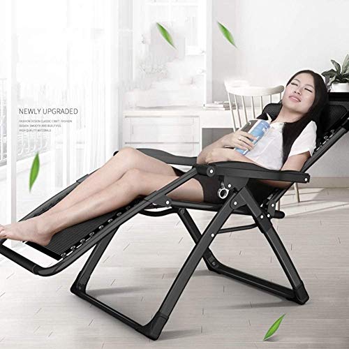 Chaise portable de camping et plage avec oreiller de cou intégré