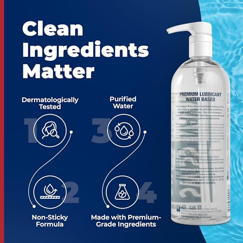 Image of Swiss Navy Premium Water-Based Lubricant - 32 oz | Lubricating Gel for Men, Women & Couples - Toy Safe - Non-Staining Formula - Compatible with Latex & Condoms